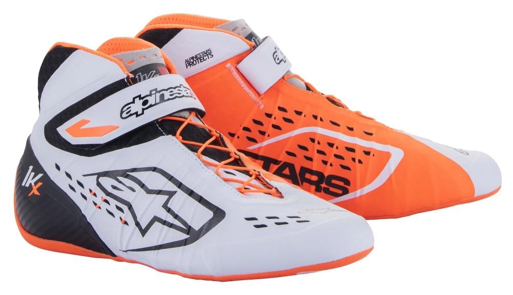Topánky Alpinestars Tech 1-KX V2, čierne / biele / oranžové